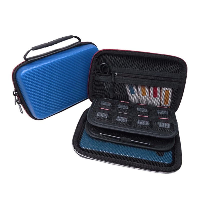 VSEER Carrying Case for Nintendo 3DS XL/New 3DS - Hard Protective Shell Travel Case - Blue - Image 1